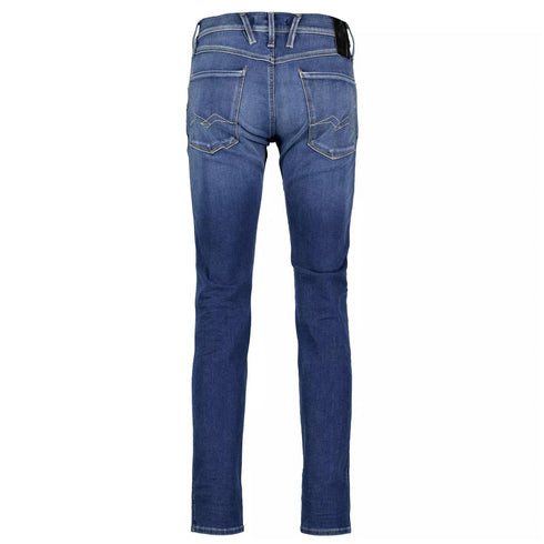 Jeans Uomo ANBASS cinque tasche slim Jeans scuro REPLAY- Francavilla Moda